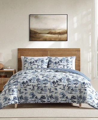 Eddie Bauer Vintage Forest Toile Reversible 2-Pc. Comforter Set, Twin