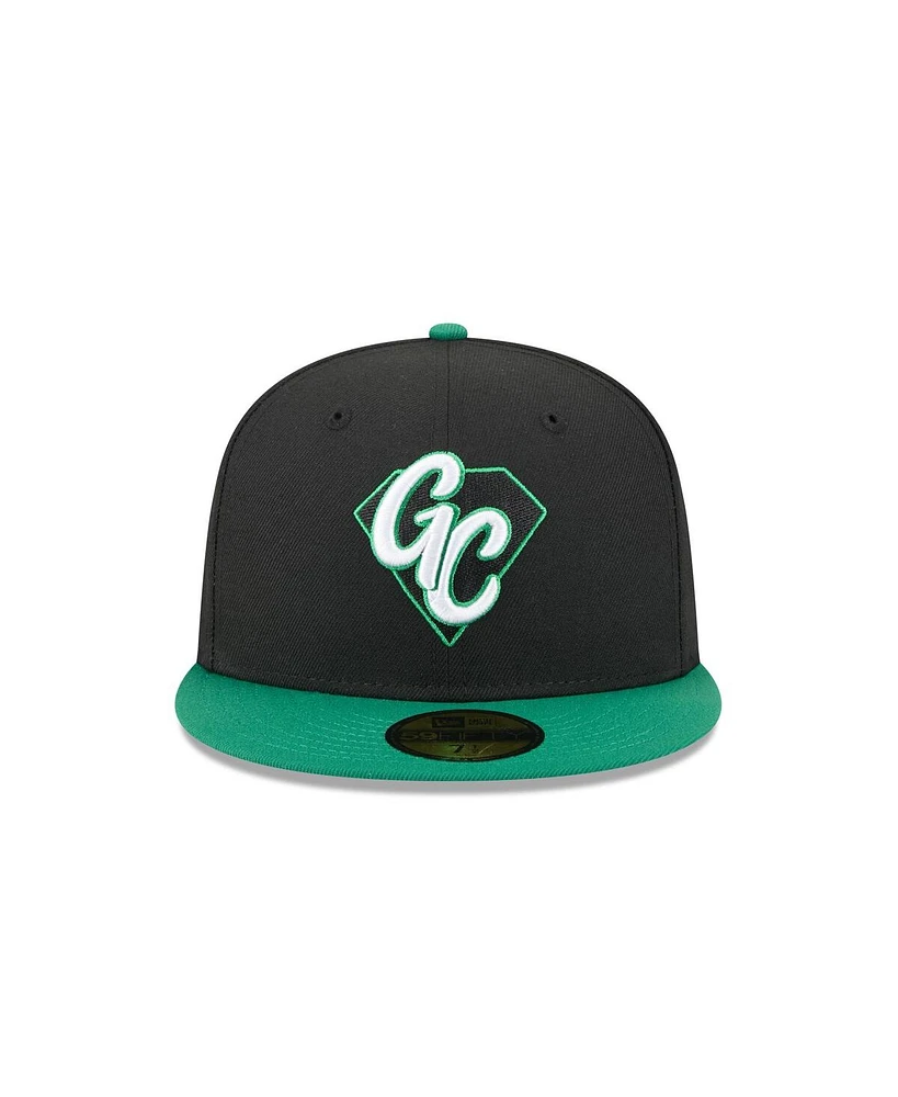 New Era Men's Black Dayton Dragons Theme Nights 59FIFTY Fitted Hat
