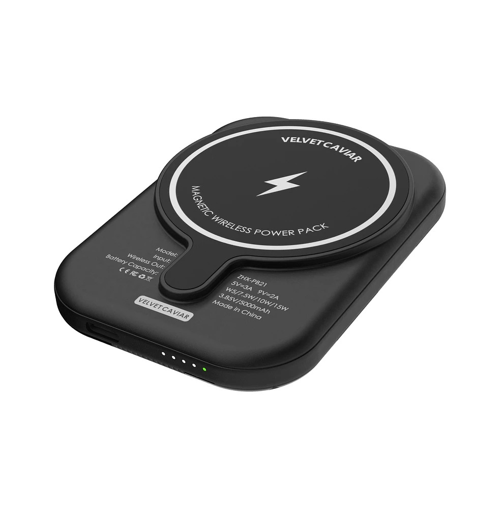 Velvet Caviar MagSafe Battery Power Pack-Black
