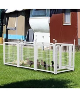 Streamdale Furniture Dog Playpen 8 Panels 24" Heavy Duty