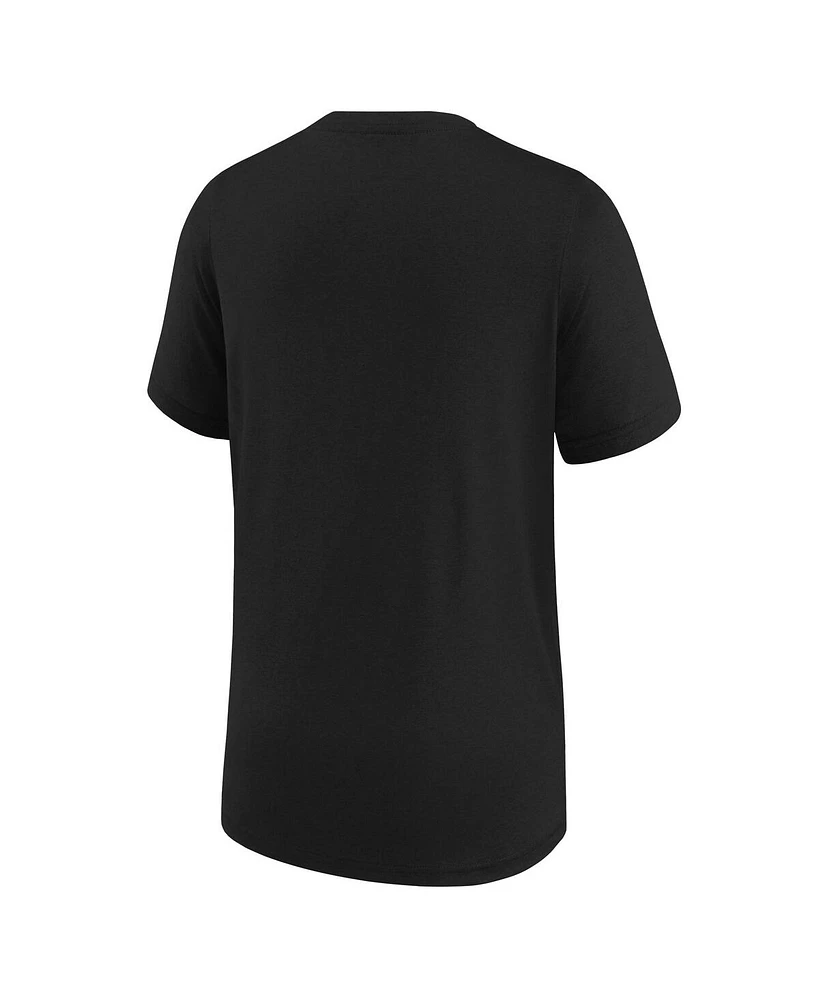 Nike Big Boys and Girls Black Arizona Cardinals Icon Legend T-Shirt