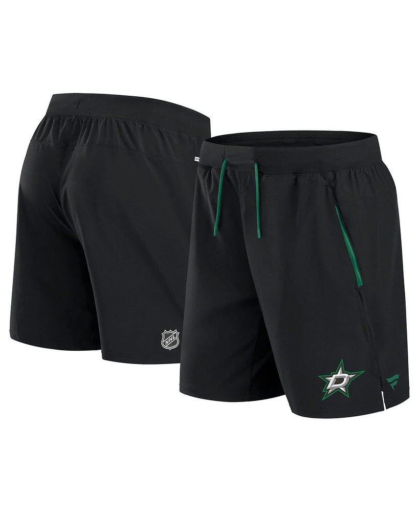 Fanatics Men's Black Dallas Stars Authentic Pro Rink Performance Shorts