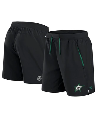 Fanatics Men's Black Dallas Stars Authentic Pro Rink Performance Shorts