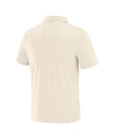 J. Palmer Men's White Michigan Wolverines Four Down Polo Shirt