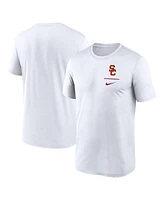Nike Men's White Usc Trojans Primary Logo Legend Performance T-Shirt