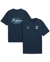 Puma x Kid Super Men's Navy Cf Monterrey 2025 Fifa Club World Cup Graphic T-Shirt
