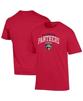 Champion Men's Red Florida Panthers Primary Logo T-Shirt