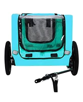 Streamdale Furniture Pet Bike Trailer - Folding, Quick Release, Leash