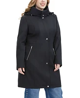 Bgsd Women's Plus Camila Water Resistant Hooded Anorak Coat