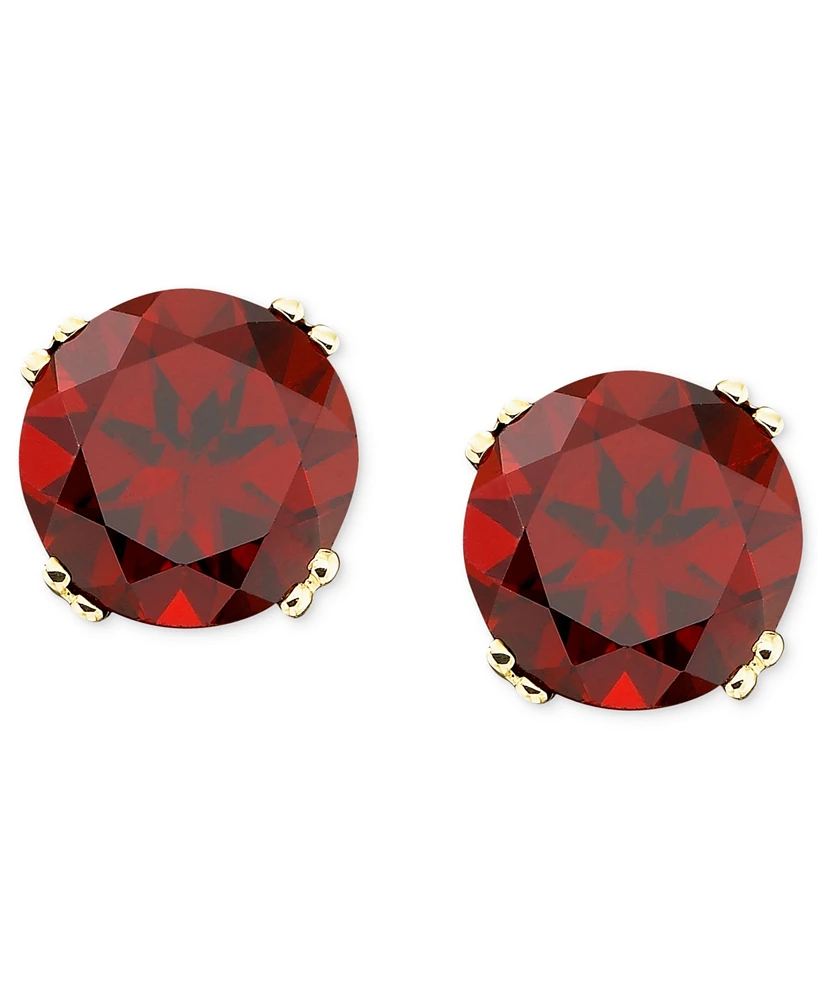 Amethyst (4-1/2 ct.tw.) Stud Earrings 14K Gold (also available Garnet and Blue Topaz White Gold)