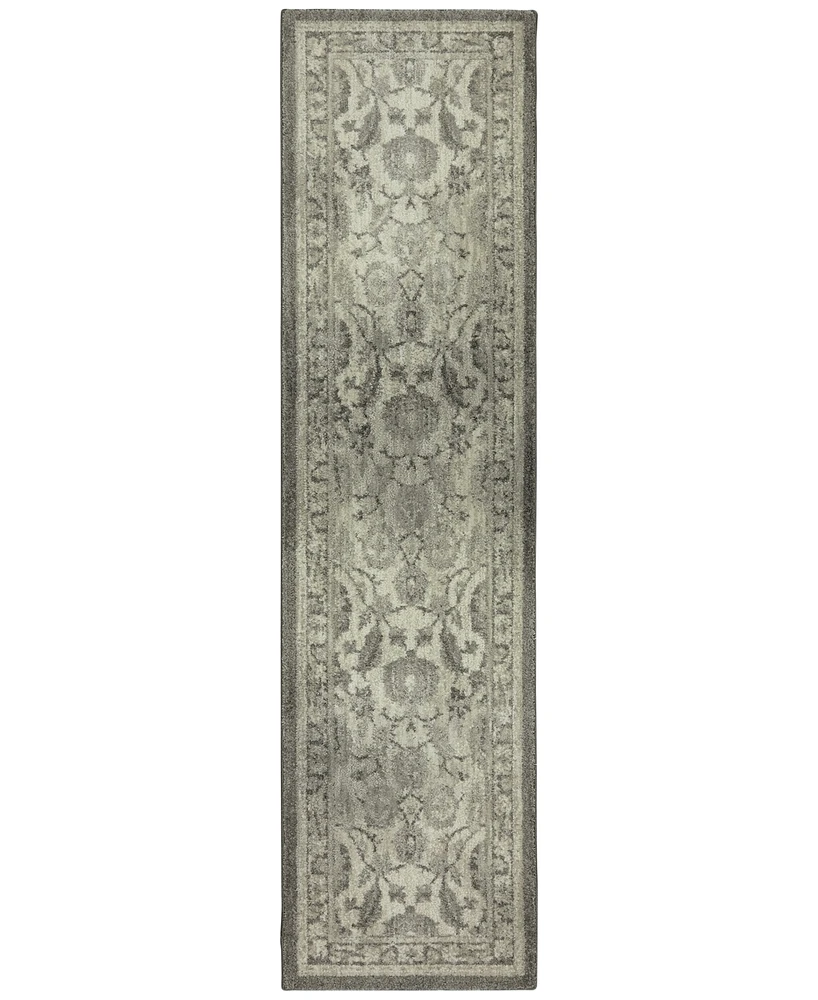 Closeout! Karastan Euphoria New Ross Ash Grey 2'4" x 7'10" Runner Rug
