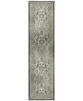 Closeout! Karastan Euphoria New Ross Ash Grey 2'4" x 7'10" Runner Rug