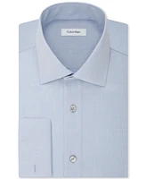 Calvin Klein Steel Men's Regular Fit Non-Iron Performance French Cuff Dress Shirt