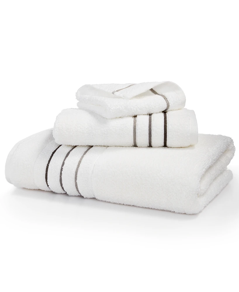 Hotel Collection Ultimate MicroCotton Borderline Bath Towel, 30" x 56", Exclusively at Macy's