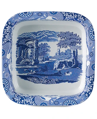 Spode Blue Italian Square Dish
