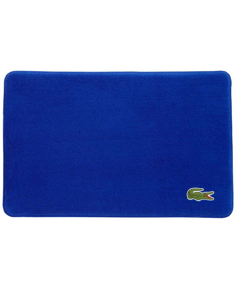 Lacoste Home Crocodile Memory Foam Bath Rug, 19" x 30"