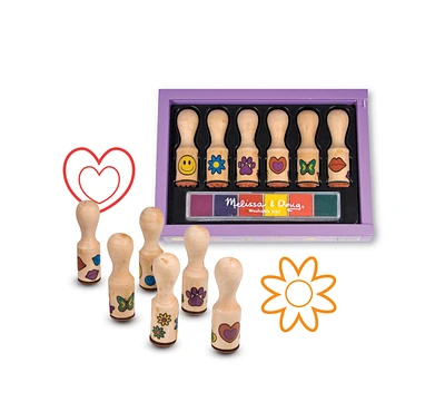 Melissa and Doug Toy, Happy Handle Stamp Set