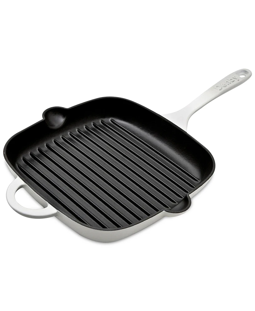 Denby Natural Canvas 10 Inch Cast Iron Grill Pan