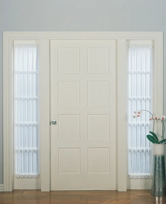 Sheer Voile Rod Pocket Door Sidelight Curtain Panel
