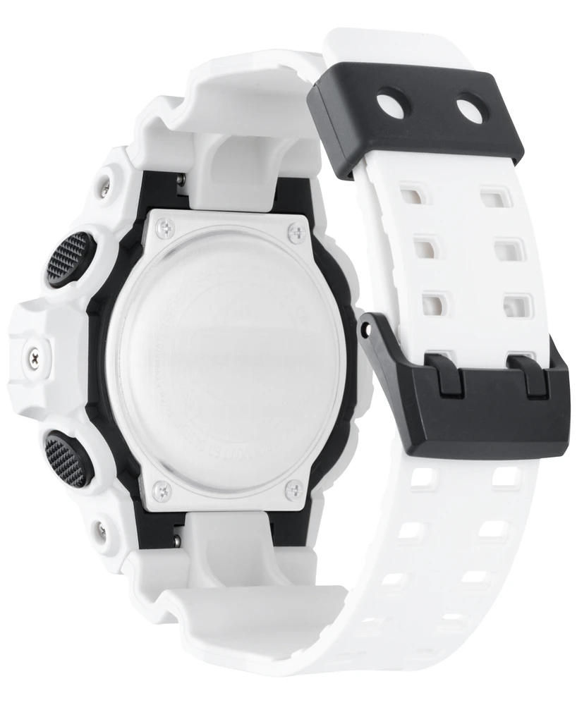 G-Shock Men's Analog-Digital White Resin Strap Watch 54mm GA700-7A