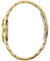 Guess Women's Gold-Tone Stainless Steel Bracelet Watch 30mm