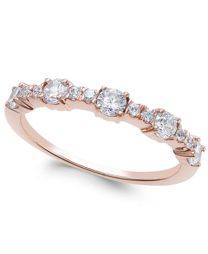 Diamond Band (1/2 ct. t.w.) in 14k Rose Gold