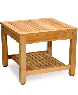 Bristol Teak Outdoor Side Table, Created for Macy's