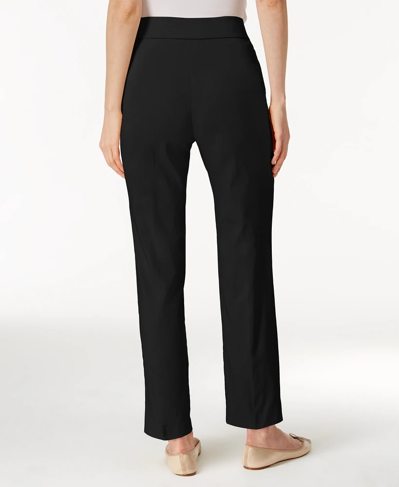 Alfred Dunner Classics Allure Pull-On Slim-Leg Pants