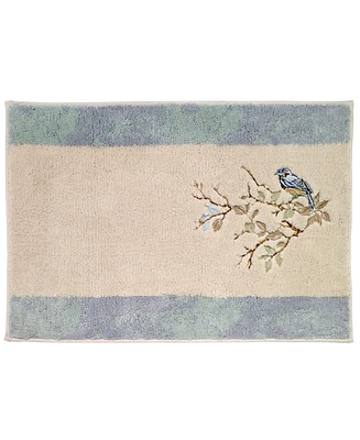 Avanti Love Nest Embroidered Cotton Bath Rug, 20" x 30"