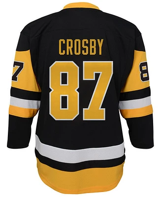 Authentic Nhl Apparel Sidney Crosby Pittsburgh Penguins Premier Player Jersey, Big Boys (8-20)