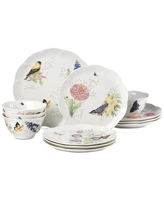 Lenox Butterfly Meadow Flutter 12-Pc. Dinnerware Set, Service for 4