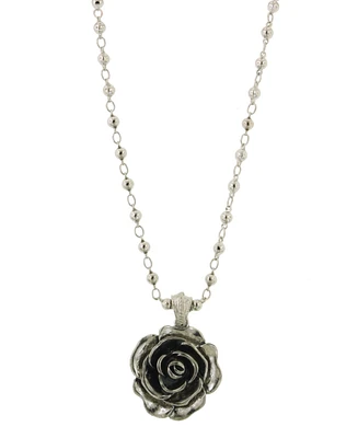 2028 Enamel Flower Necklace