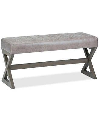 Salinger Contemporary Modern Rectangle Ottoman Bench