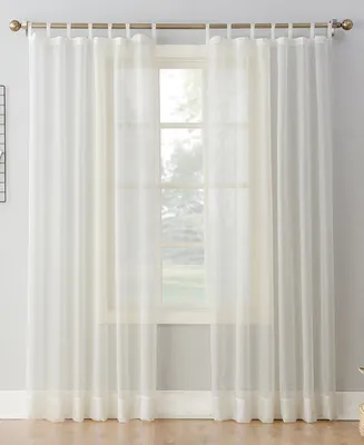Sheer Voile Tab Top Curtain Panel