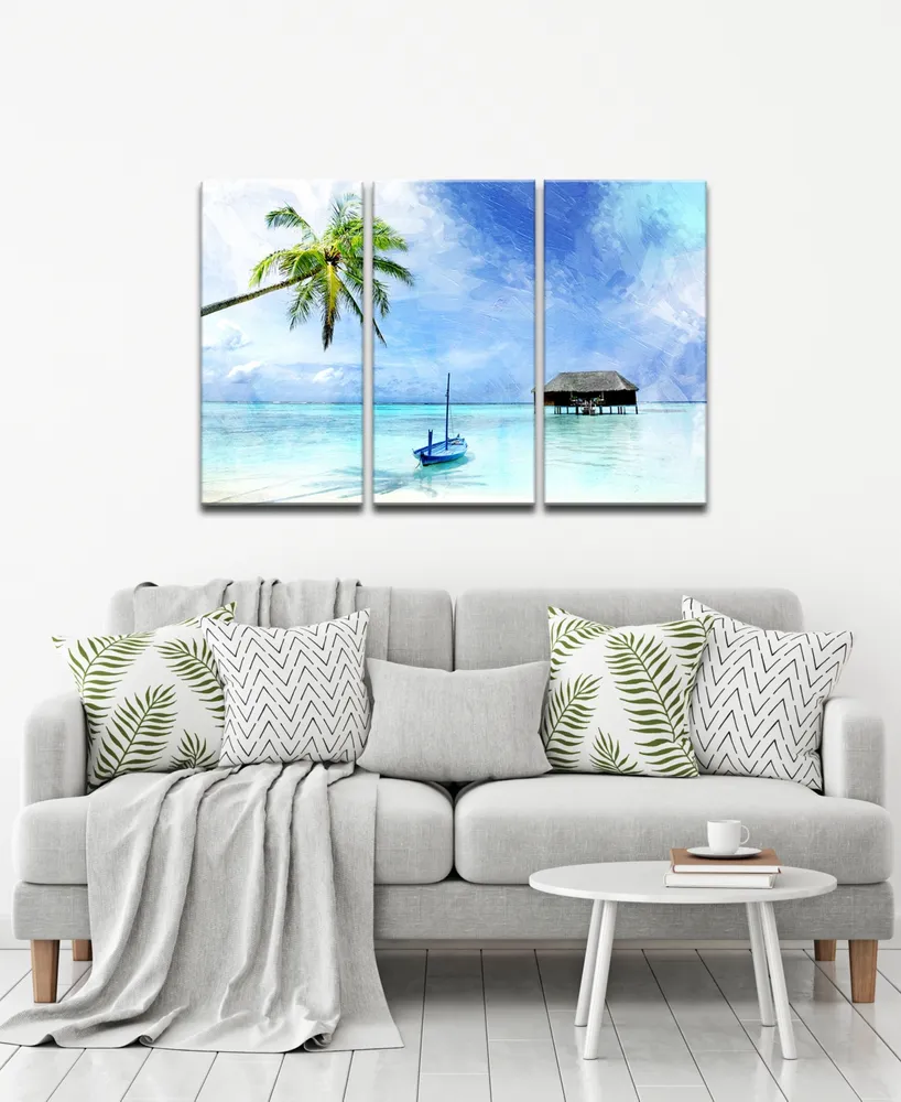 Ready2HangArt 'Tropical' 3-Pc. Canvas Art Print Set