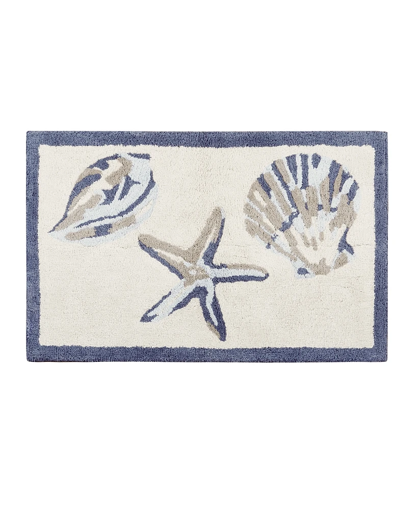 Madison Park Bayside Tufted Cotton Bath Rug, 21" x 34"