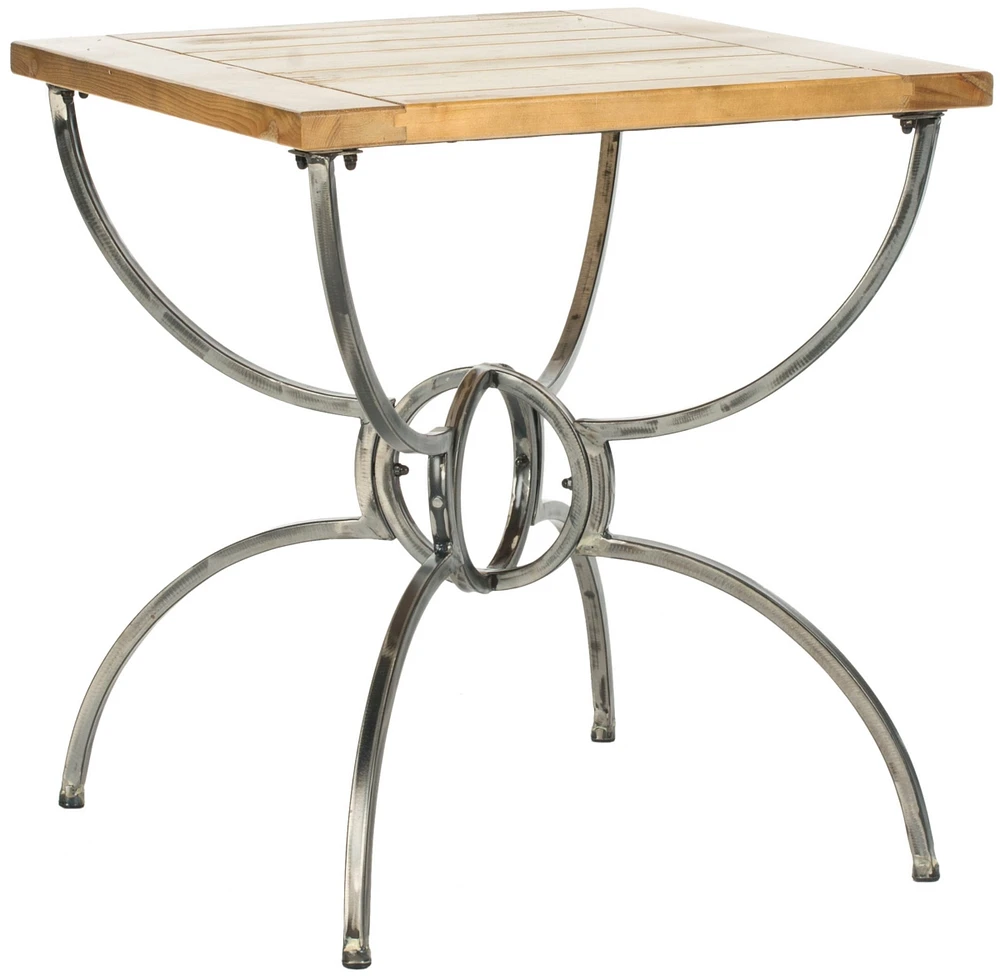 Alvin Wood Top End Table