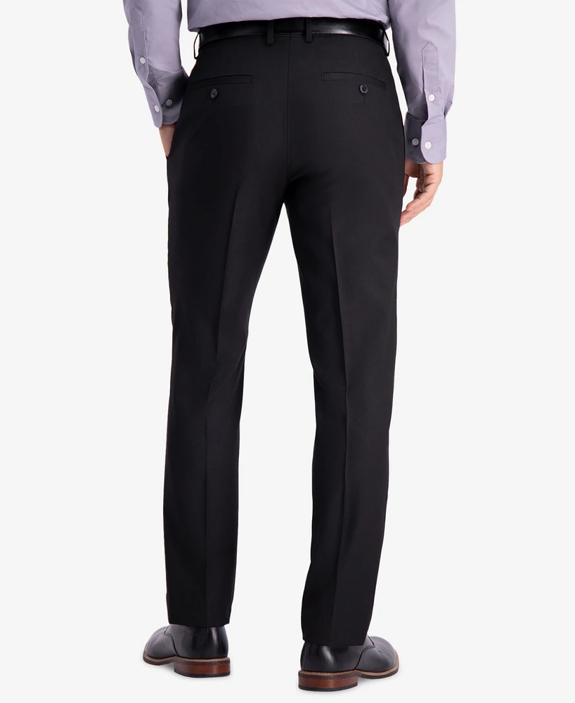 Kenneth Cole Reaction Men's Slim-Fit Stretch Premium Textured Weave Dress Pants