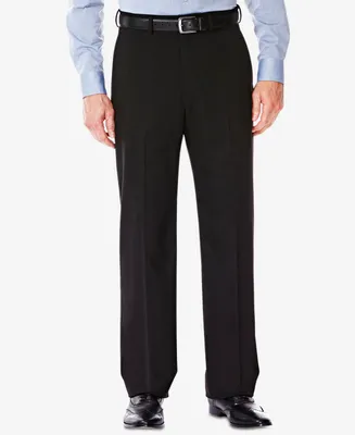 Jmh Men Premium Stretch Classic Fit Flat Front Suit Pant