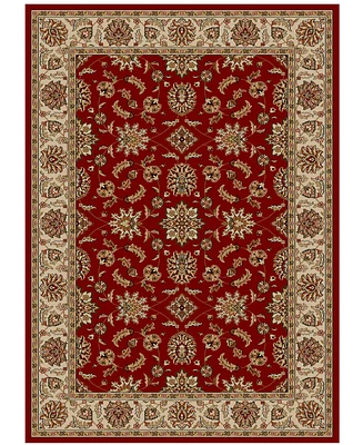 Closeout!! Km Home Pesaro Meshed Red 7'9" x 11' Area Rug