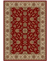 Closeout!! Km Home Pesaro Meshed Red 7'9" x 11' Area Rug
