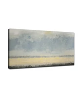Ready2HangArt, 'Beach Breeze' Seascape Abstract Canvas Wall Art, 30x60"