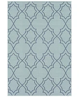 Livabliss Alfresco Alf-9652 Aqua 8'9" x 12'9" Area Rug, Indoor/Outdoor