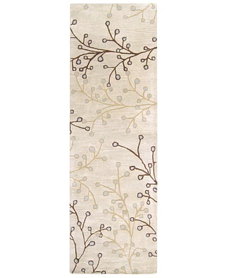 Livabliss Athena Ath-5008 Taupe 3' x 12' Runner Area Rug