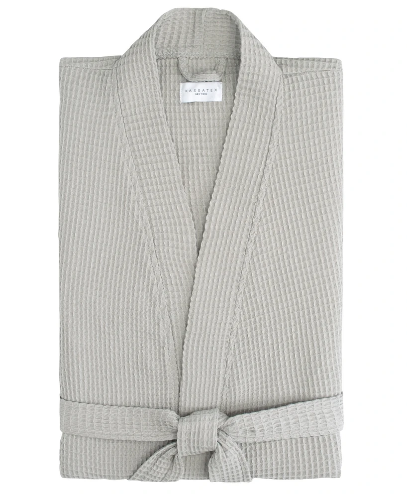 Cassadecor 100% Cotton Relaxed Honeycomb Robe