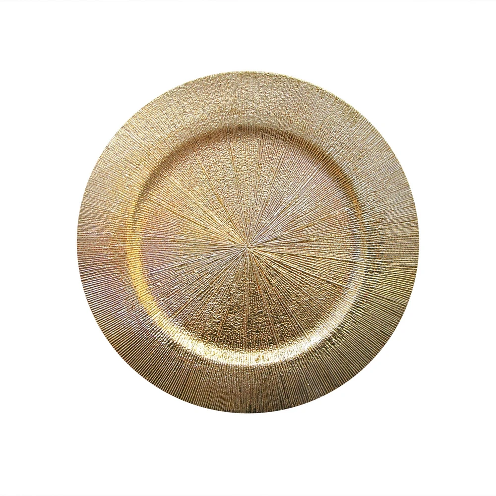 Jay Import Vienna Gold Set/4 Charger Plate