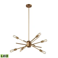 Xenia 6 Light Chandelier in Matte Gold