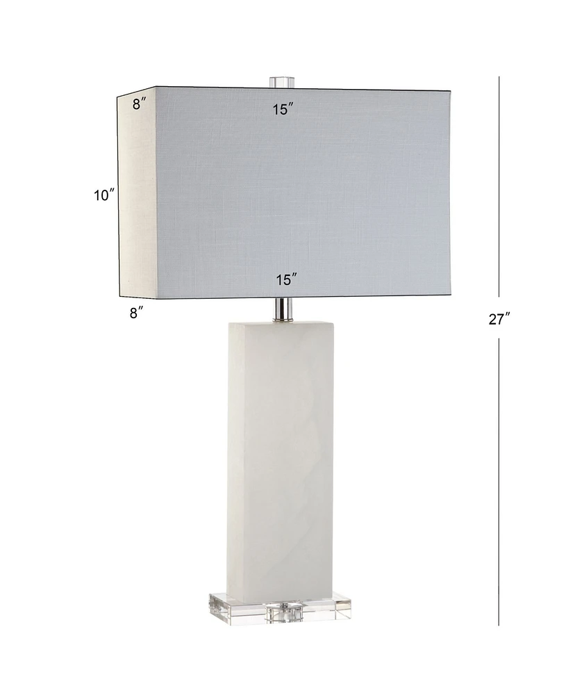Jonathan Y Tiggie Alabaster Led Table Lamp