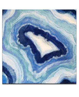 Ready2HangArt 'Ocean Stone I' Abstract Canvas Wall Art, 20x20"