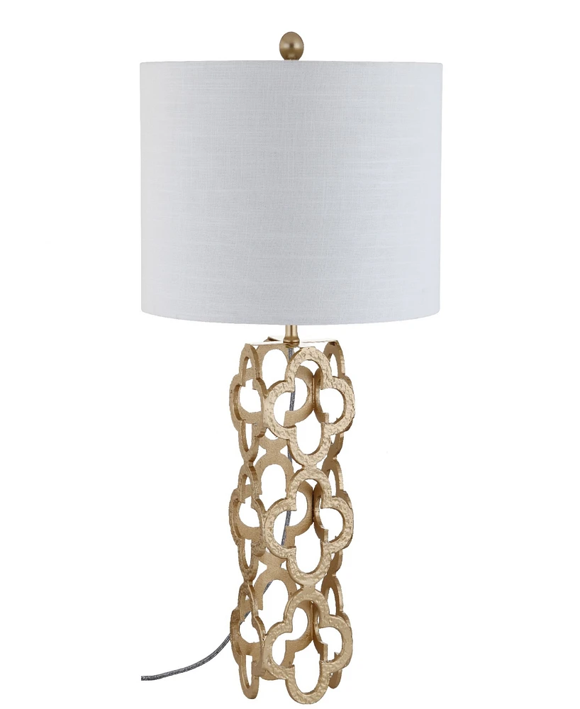 Jonathan Y Oliver Quatrefoil Led Table Lamp